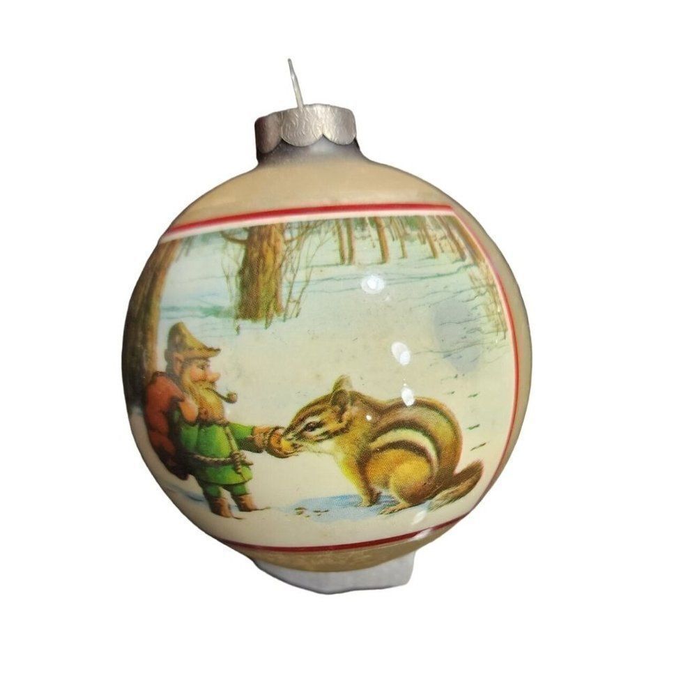 1979 First Edition Number 1 Vesta Glass Christmas Ornament, Vintage